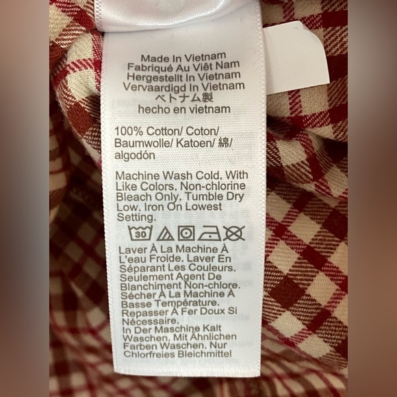 NWT J. Crew Flannel Squareneck Ruffle Top Blouse Sz XXL - Picture 11 of 12